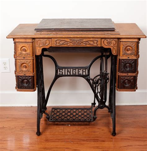 vintage singer sewing machine cabinets